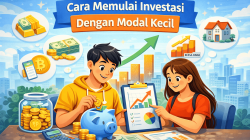 Ilustrasi cara memulai investasi dengan modal kecil untuk pemula