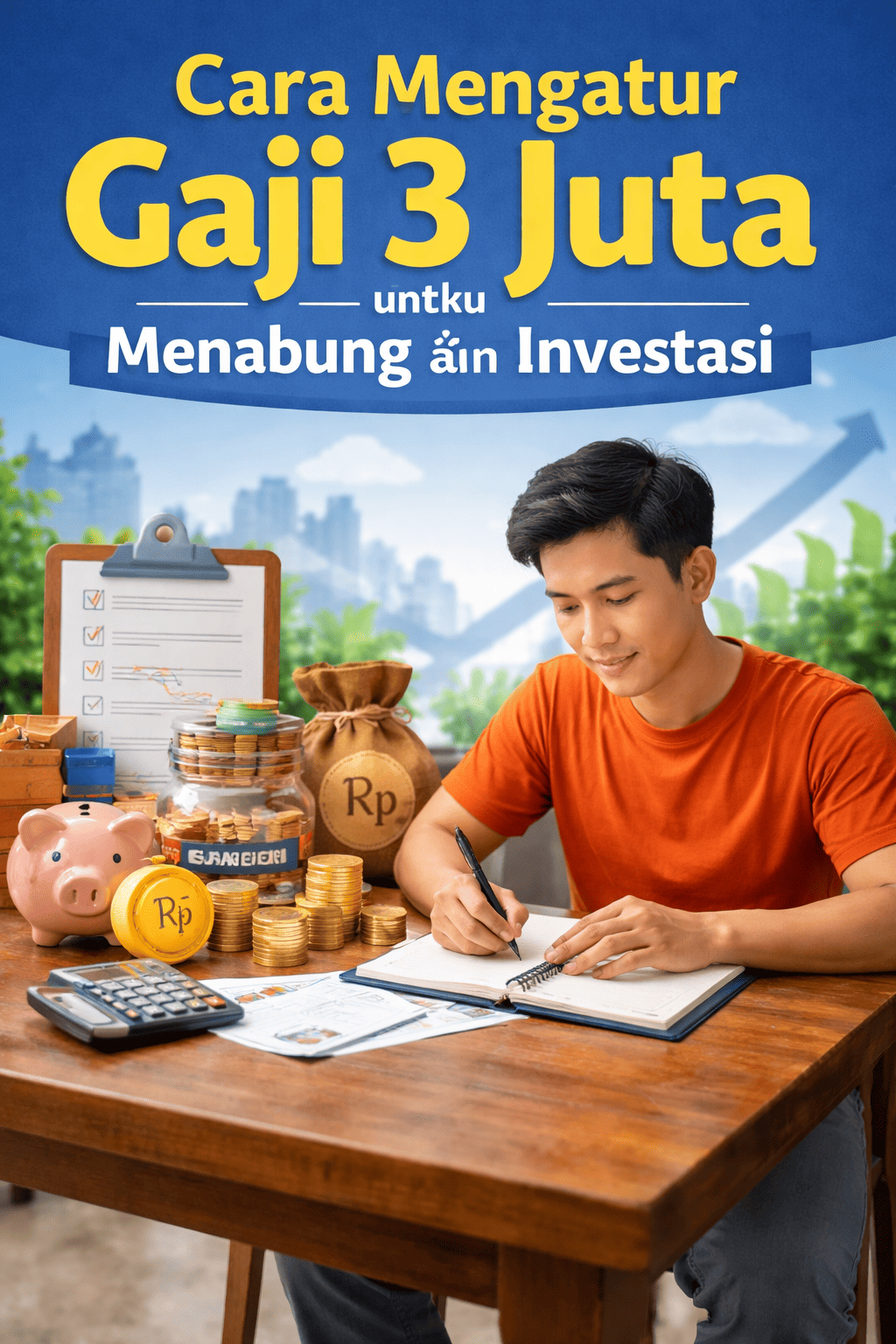 cara mengatur gaji 3 juta untuk menabung dan investasi