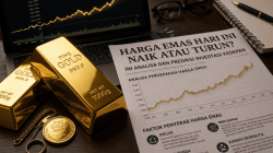 Harga Emas Hari Ini Naik atau Turun? Ini Analisa dan Prediksi Investasi Kedepan