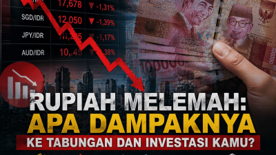 dampak rupiah melemah terhadap tabungan dan investasi di indonesia