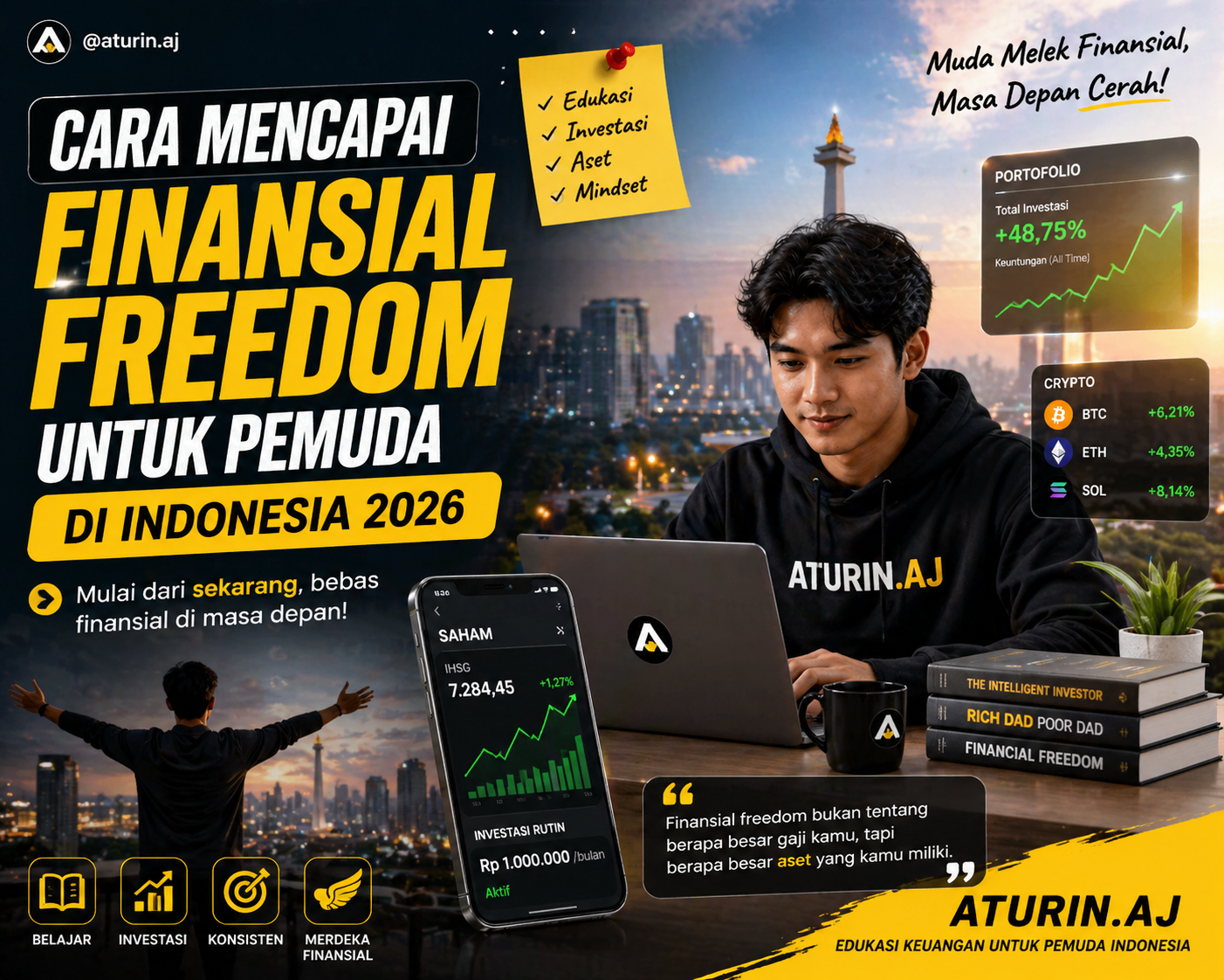 Cara mencapai finansial freedom untuk pemuda di indonesia 2026