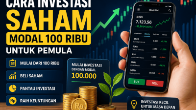 Cara Investasi Saham Modal 100 Ribu untuk Pemula: Panduan Lengkap 2026